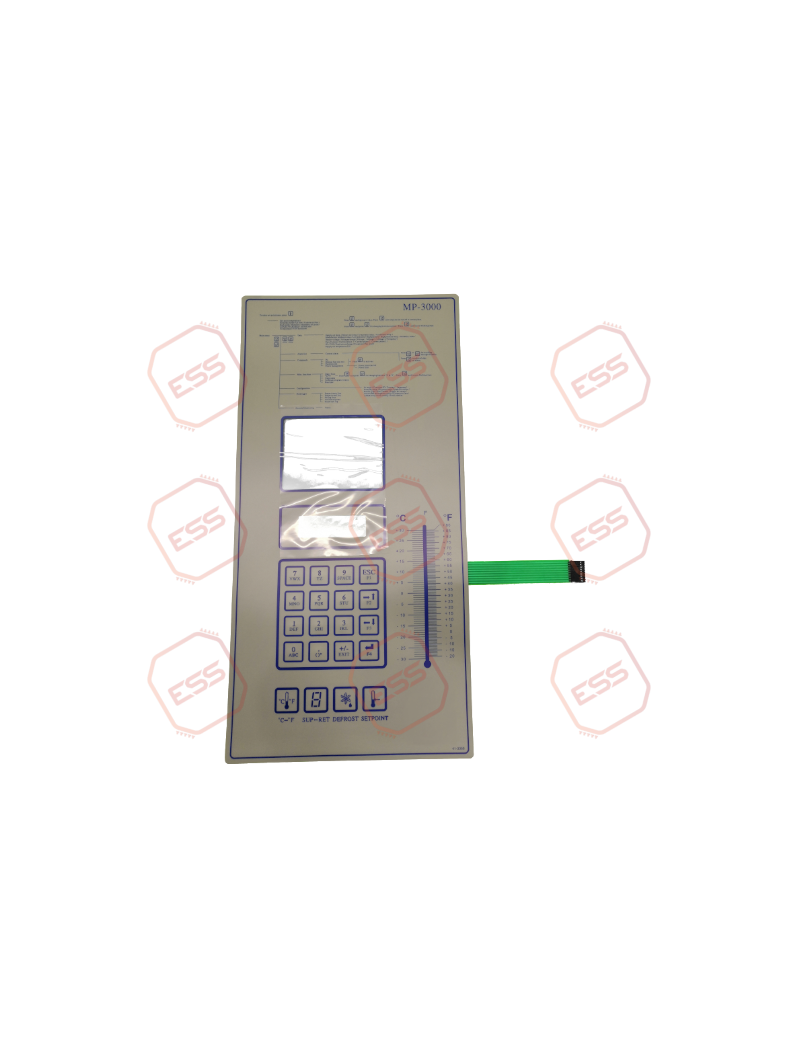 MP3000 Keypad Overlay